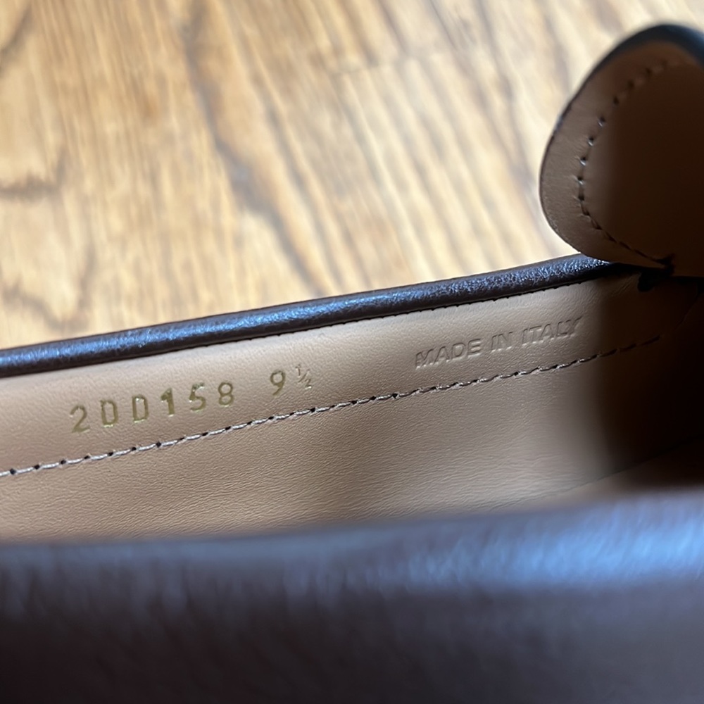 Prada men’s dark brown leather loafers size 9.5 - Picture 5 of 14
